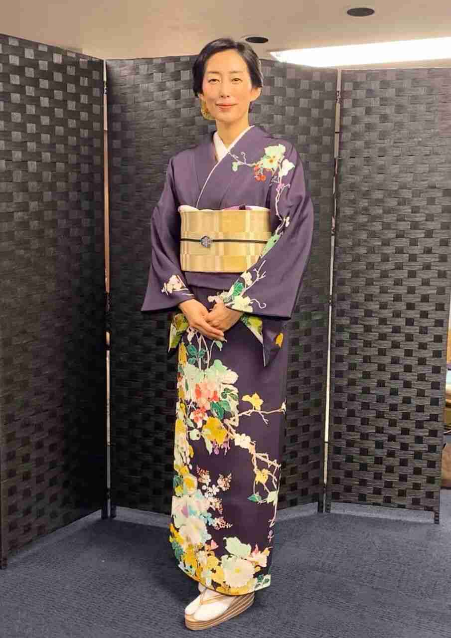 木村多江　日本舞踊の「お稽古の帰り道」着物姿披露に「綺麗ですね」「和服美人」「イイ女」の声