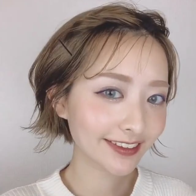 【ショートヘア】伸ばしかけ前髪のアレンジ