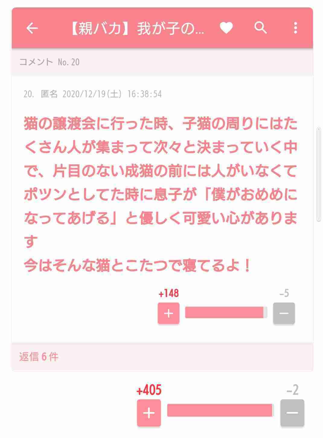 ガルちゃんで見た優しい・癒されるコメント part2