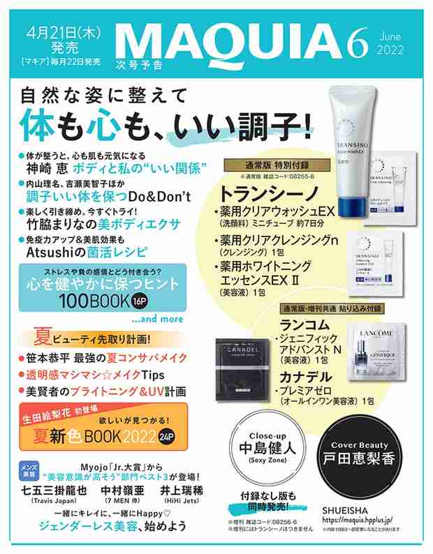 【定期トピ】雑誌付録4・5月号