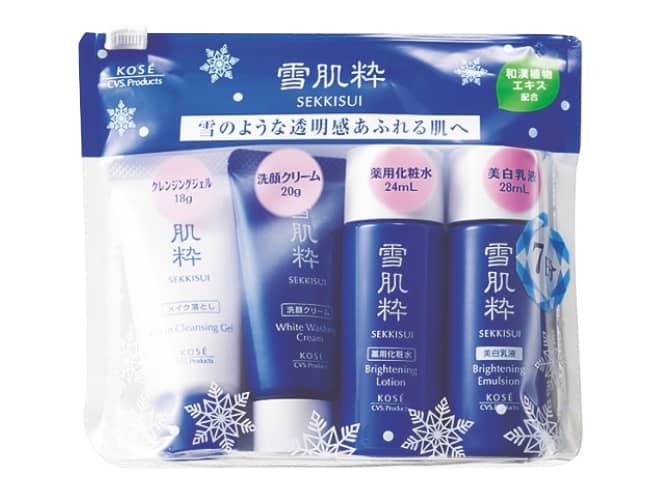 おすすめ、サンプルサイズのスキンケアセット！