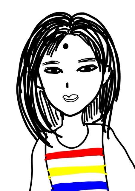 (遊)自分の特徴書いたら誰かが似顔絵描いてくれるトピ
