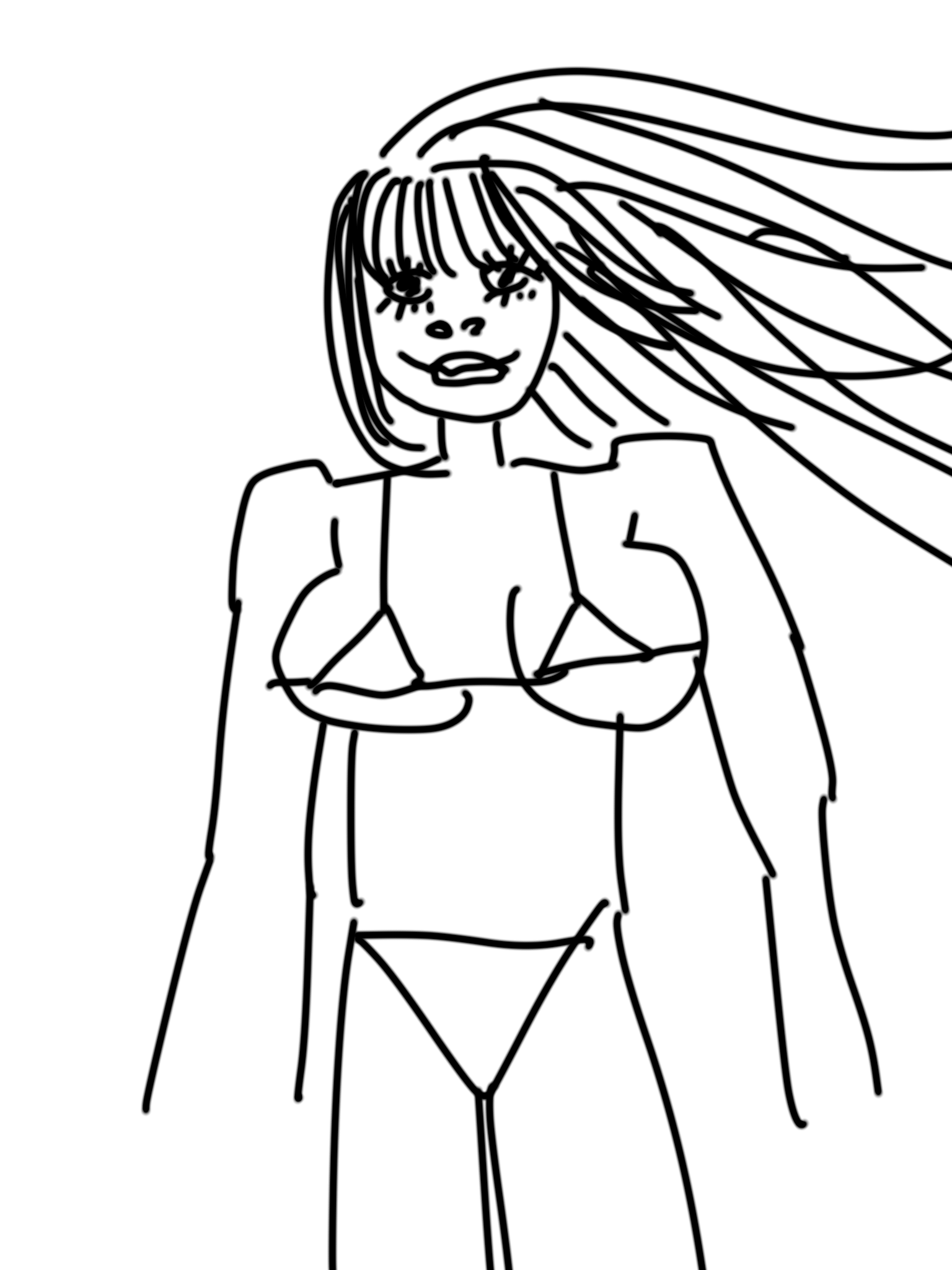 (遊)自分の特徴書いたら誰かが似顔絵描いてくれるトピ