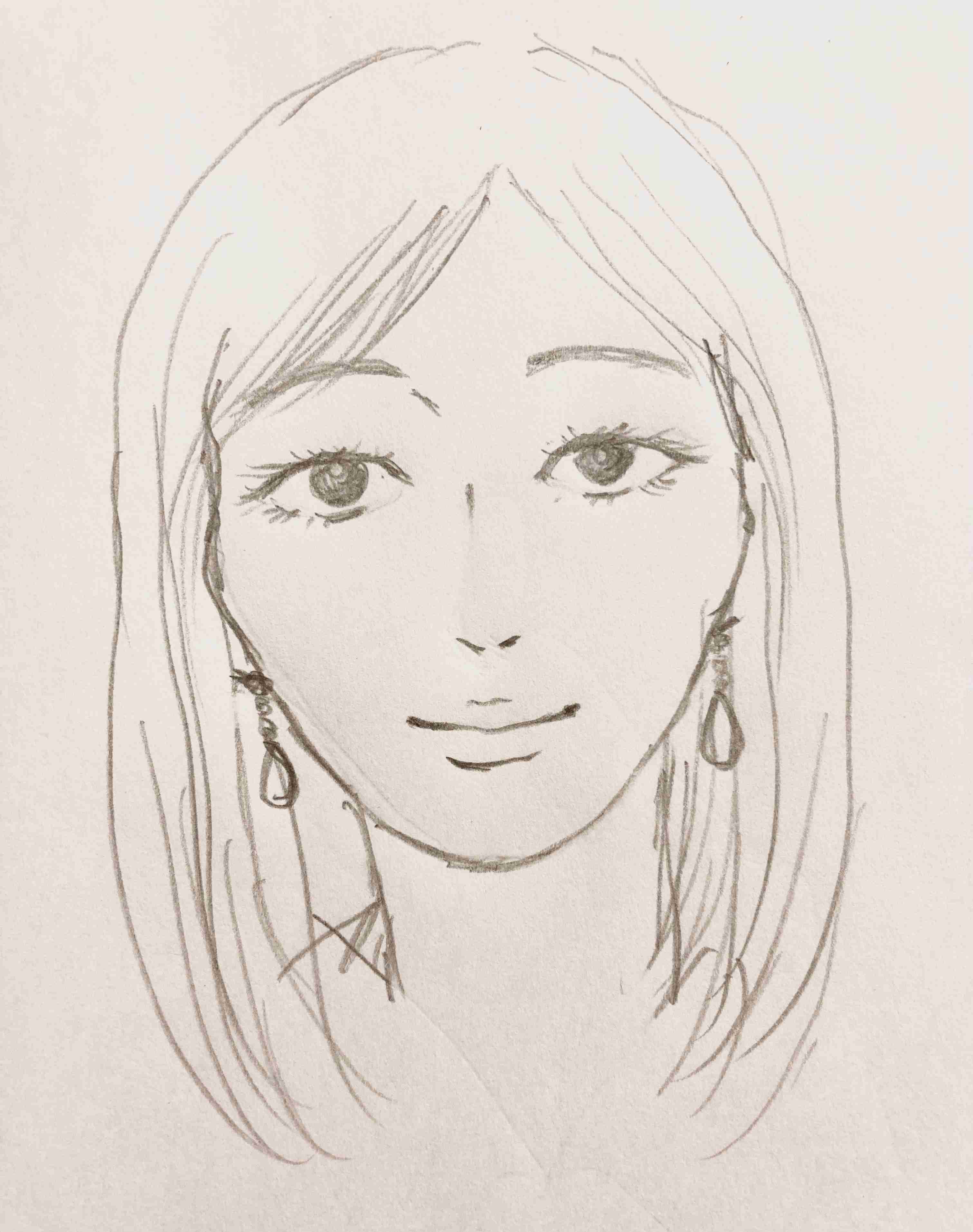(遊)自分の特徴書いたら誰かが似顔絵描いてくれるトピ