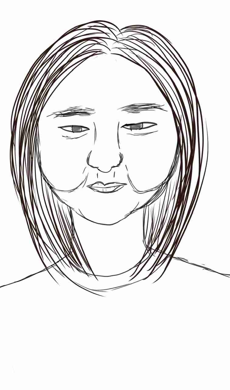 (遊)自分の特徴書いたら誰かが似顔絵描いてくれるトピ