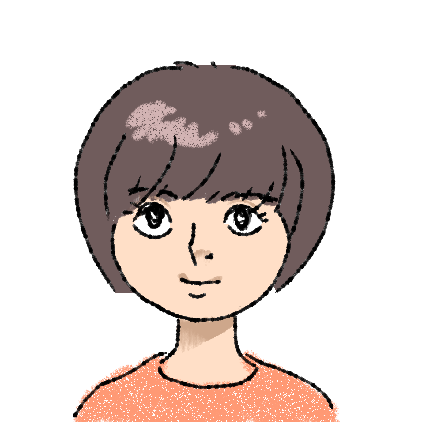 (遊)自分の特徴書いたら誰かが似顔絵描いてくれるトピ