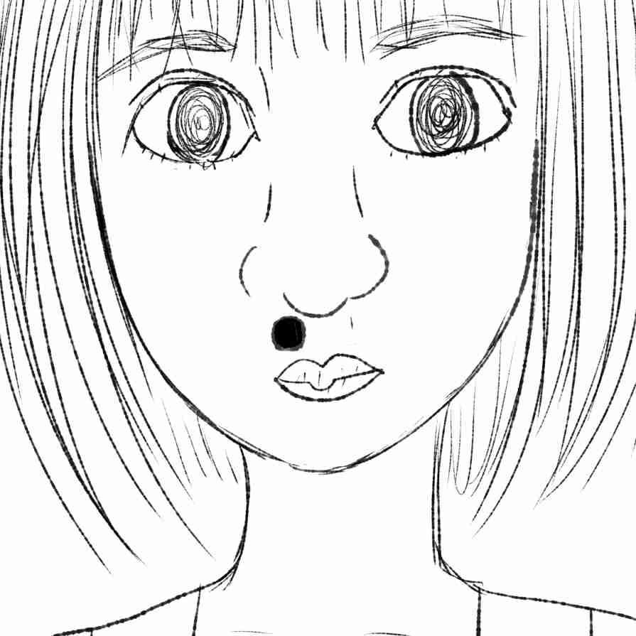 (遊)自分の特徴書いたら誰かが似顔絵描いてくれるトピ