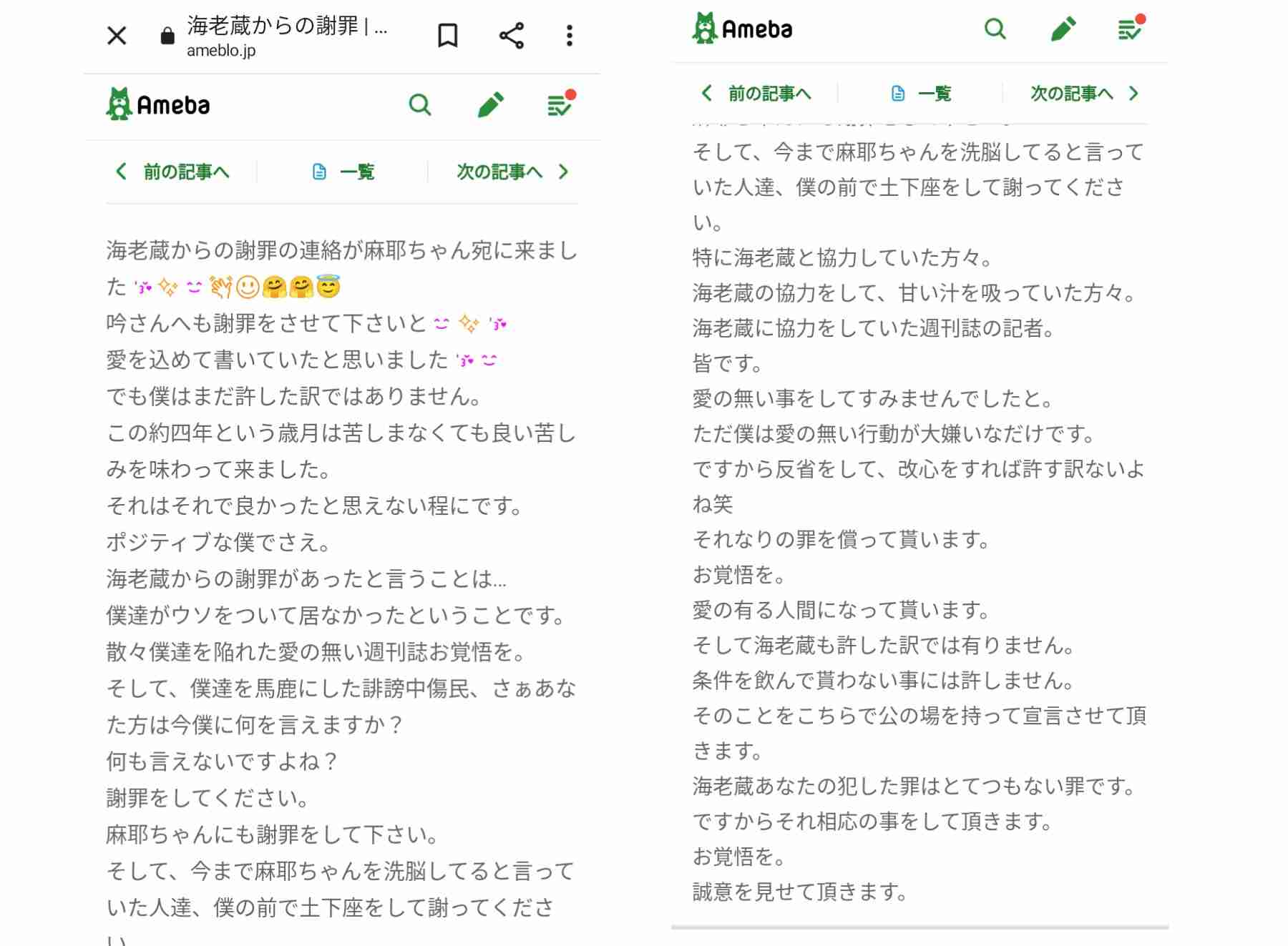 小林麻耶が再婚発表「父とは縁を切って “駆け落ち”」海老蔵への批判動画はすべて削除の急展開