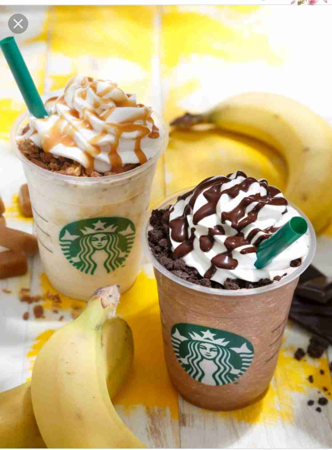 【スタバ新メニュー】“バナナ果肉”の芳醇フルーティーなフラペチーノ2種