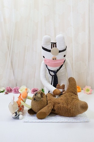 外科医の夫の“ぬいぐるみの縫合手術”が本格的すぎる…過去にはランドセルも“救命”したワザが見事