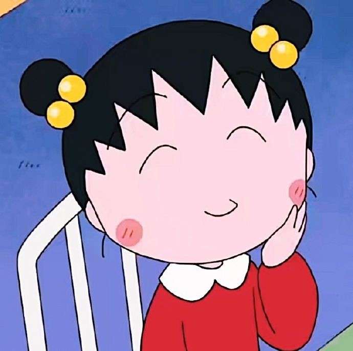 直毛のお団子ヘア