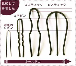 直毛のお団子ヘア