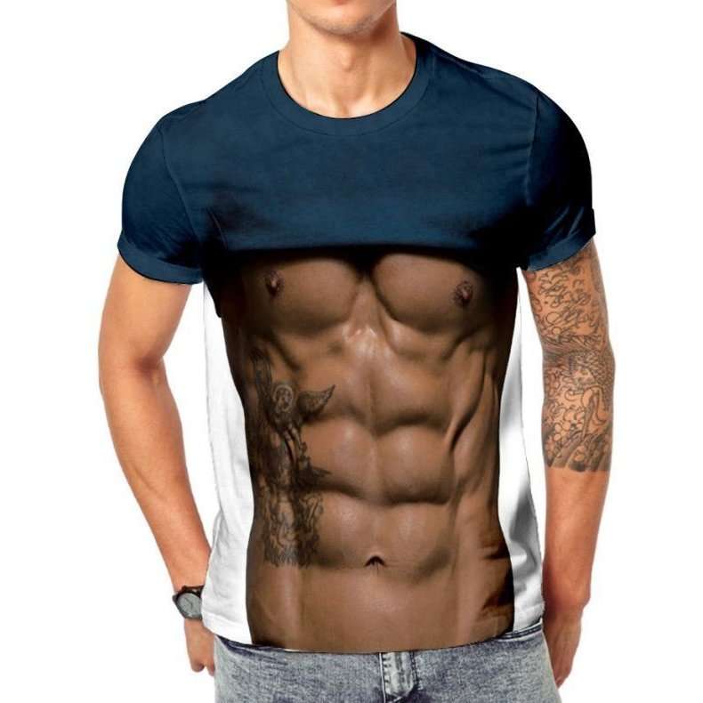 “世界で一番ダサいタトゥー”と大不評！　「ジムに通うのはもう嫌だ」6つに割れた腹筋のタトゥーを入れた男性に賛否両論