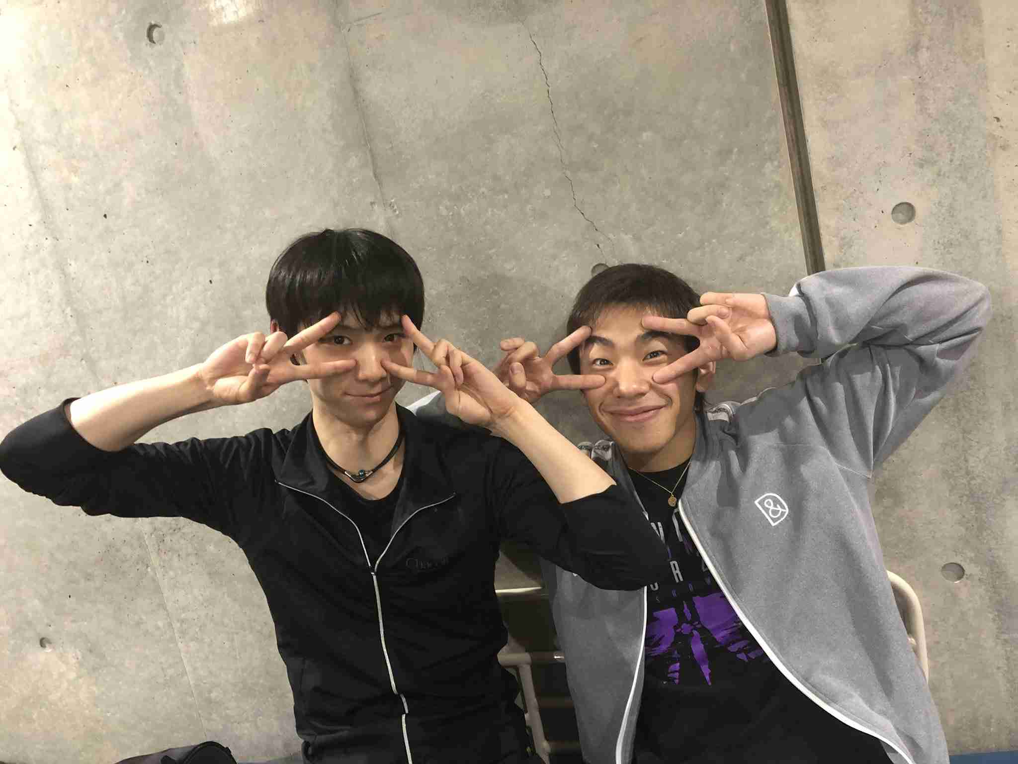 羽生結弦の“最新ショット”織田信成が投稿　世界中のファン興奮「So happy to see YUZU」