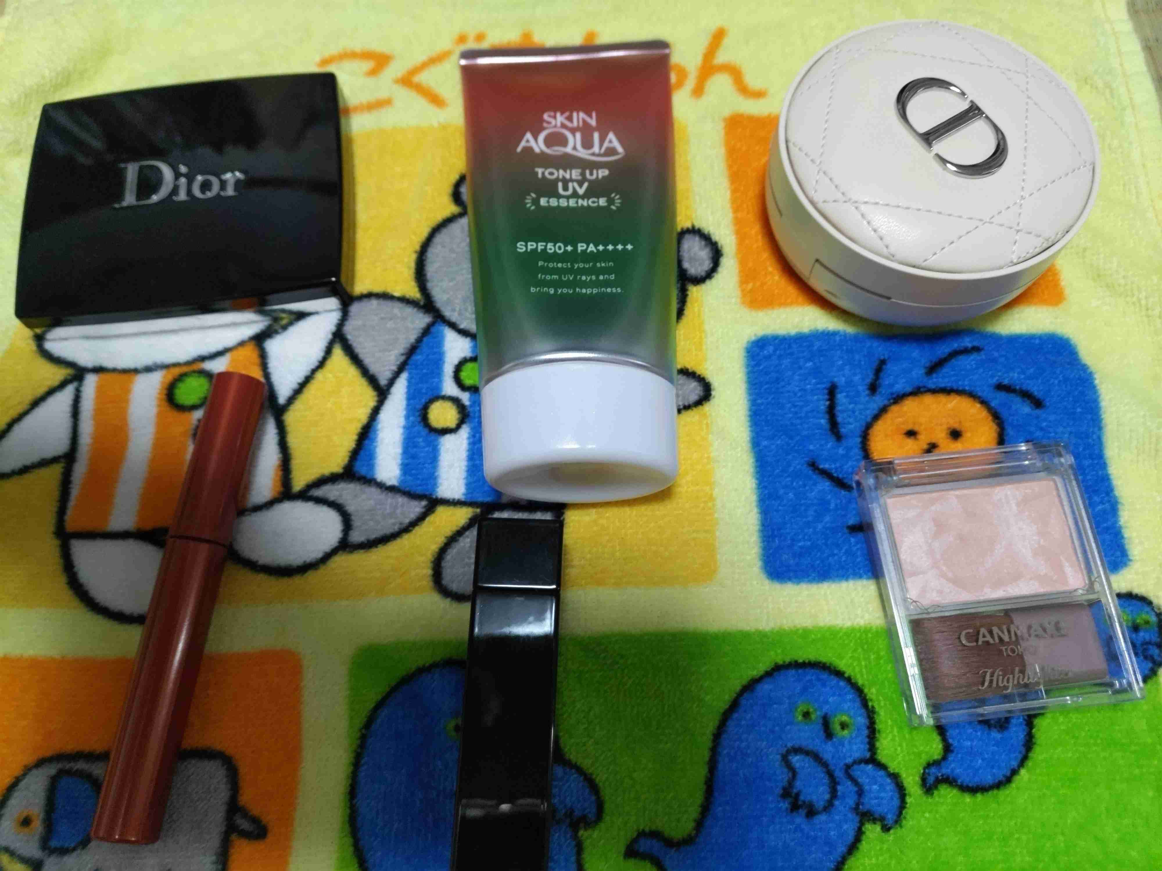 今日のメイクに使ったコスメを見せてくださいpart20