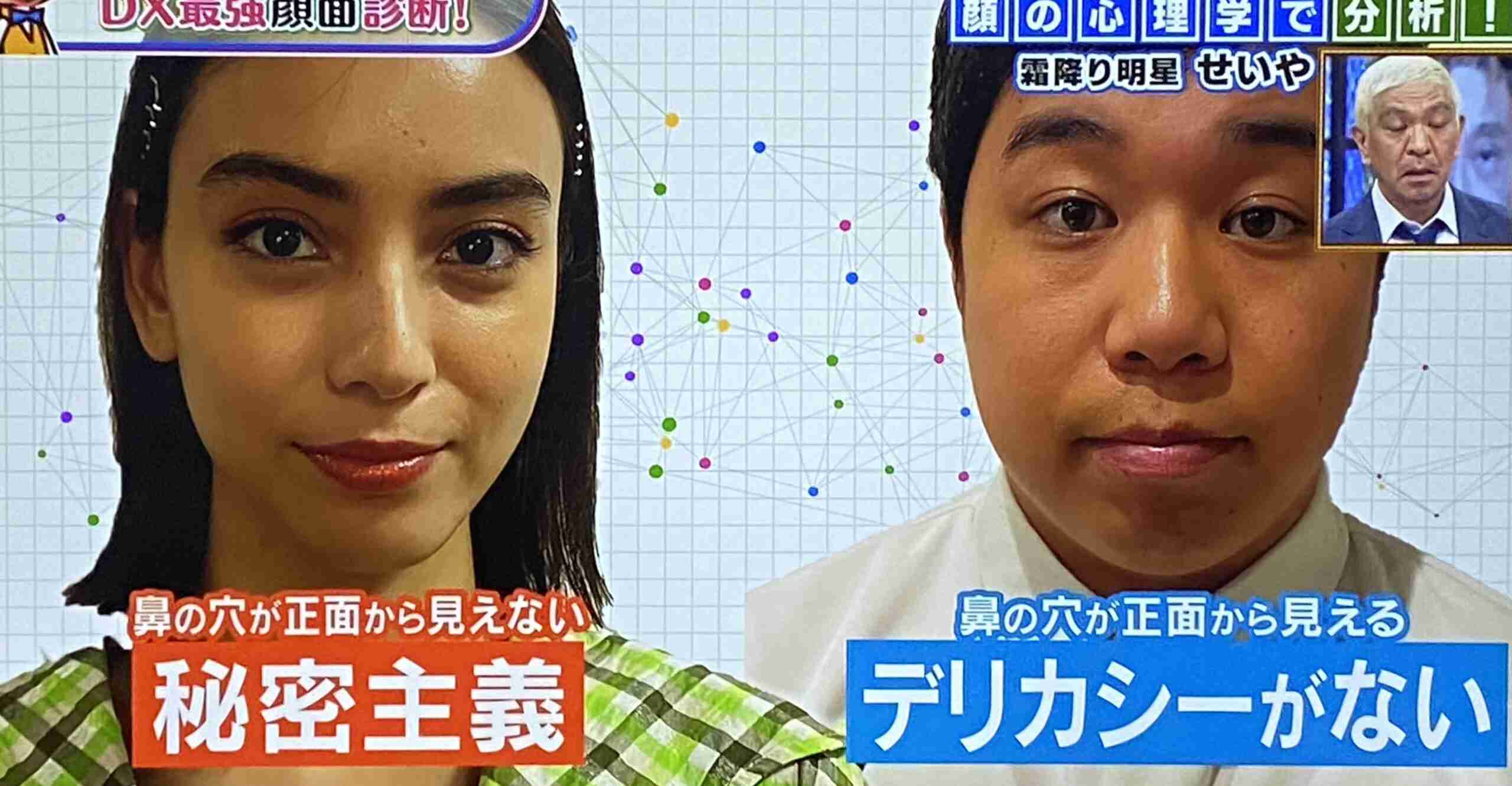 鼻の穴が大きい