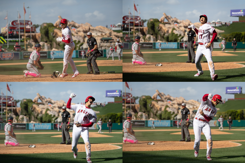 大谷翔平、母の日にピンクバット「ショーヘイのために」仲間が「TEAM JAPAN」シャツ