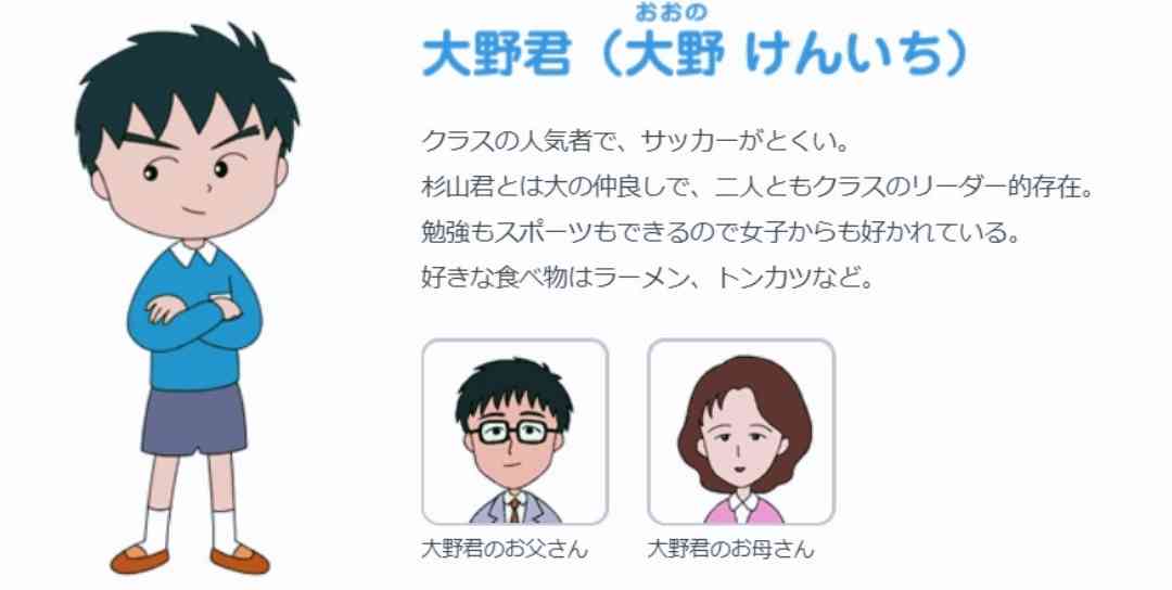 ちびまる子ちゃんで一番好きなキャラクター