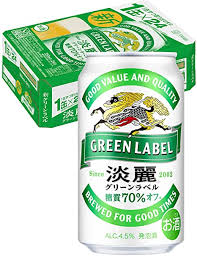 糖質ゼロまたはオフ系のビール