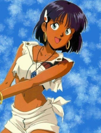 アニメ漫画の色黒キャラと言えば