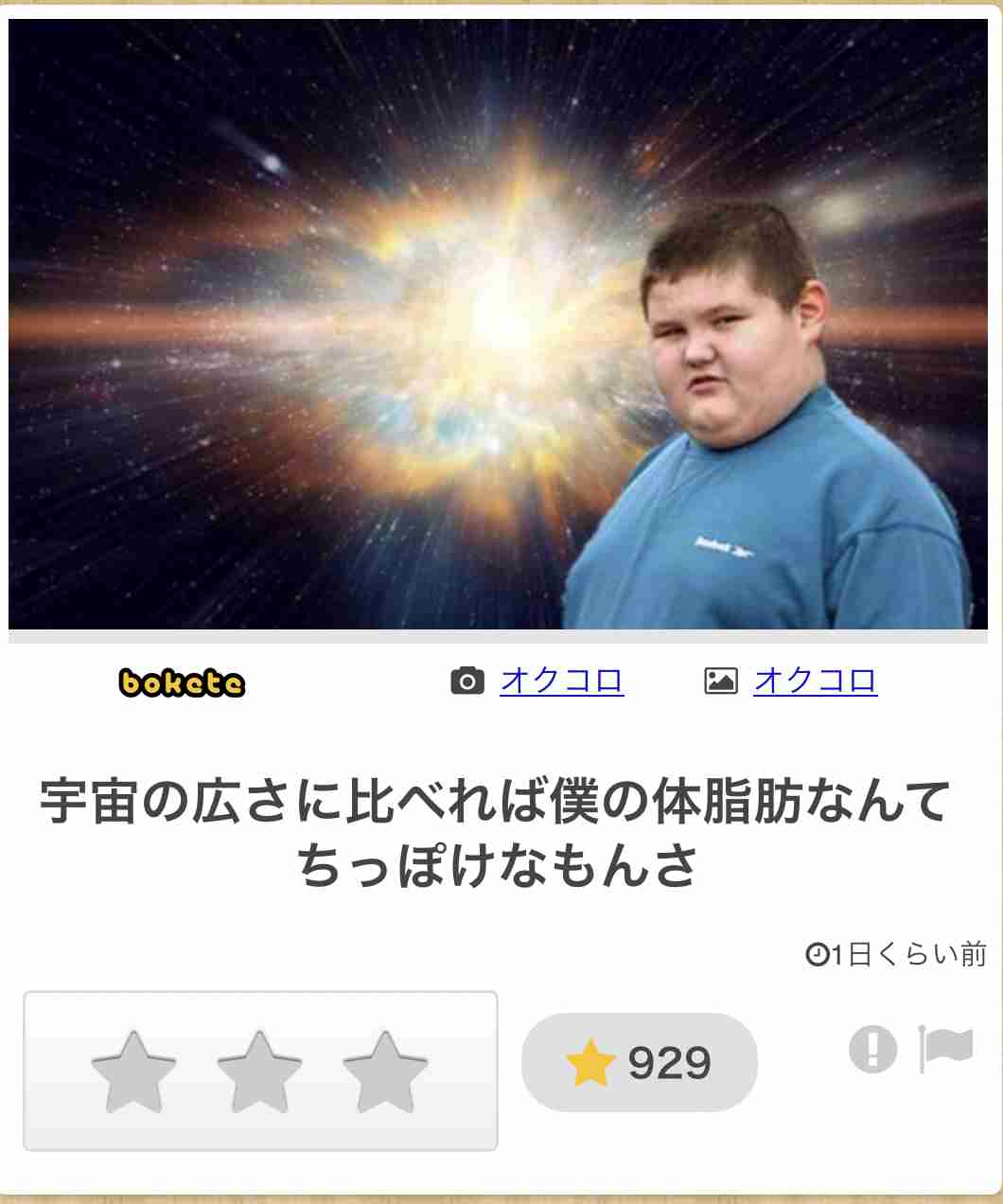 何度見ても秀逸だと思う「bokete」を貼っていくトピPart9
