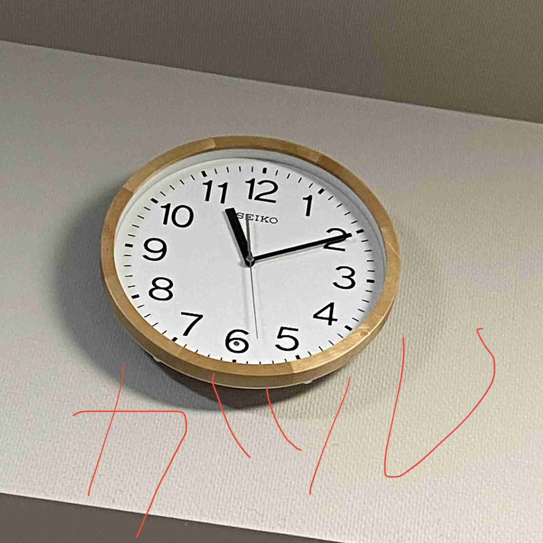 ガル民の部屋の掛け時計みせて〜！