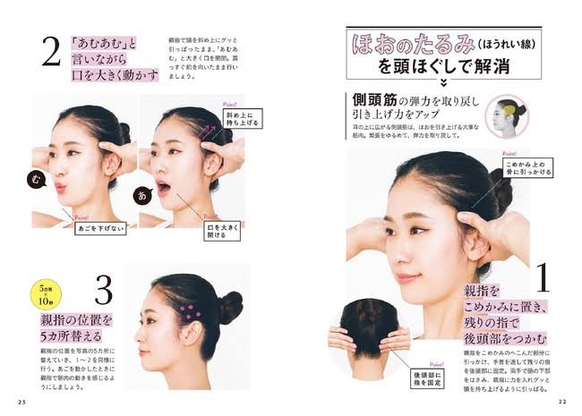 ほうれい線と表情筋トレーニング
