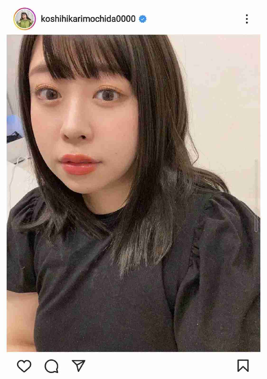餅田コシヒカリ　イメチェン「黒髪」の新ヘア披露に「顔面も髪色も天才」「橋本環奈に見えた」の声