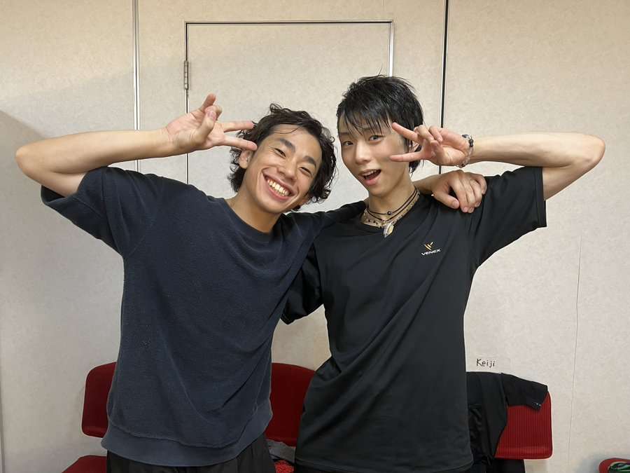 羽生結弦の“最新ショット”織田信成が投稿　世界中のファン興奮「So happy to see YUZU」