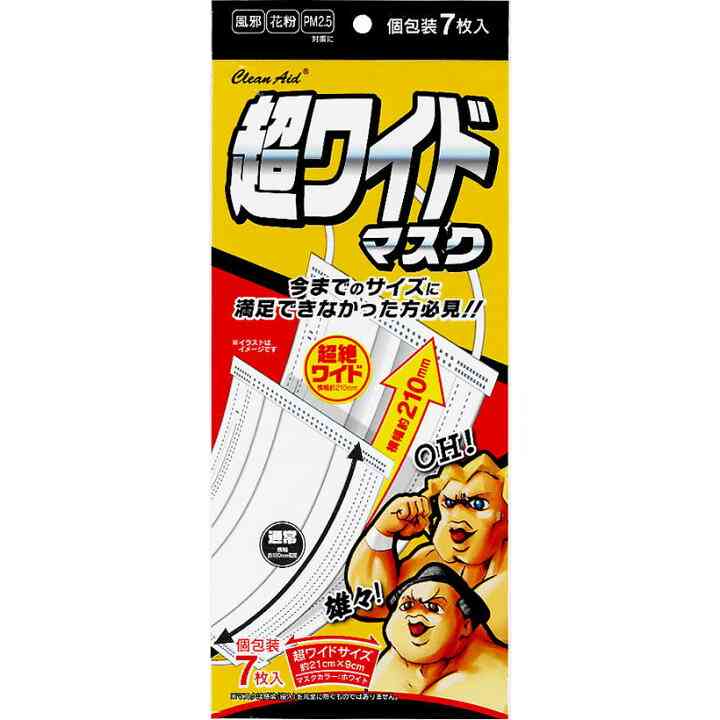 顔がデカい人・太ってる人のオススメマスク