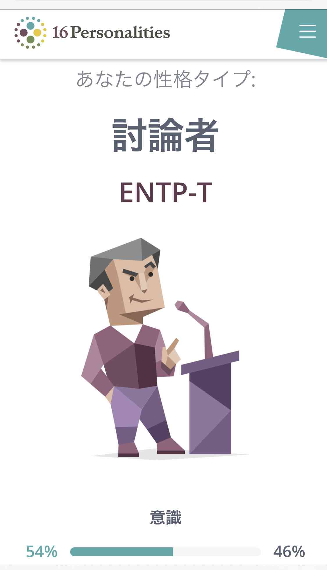 16型性格診断やったことある人Part8【MBTI】