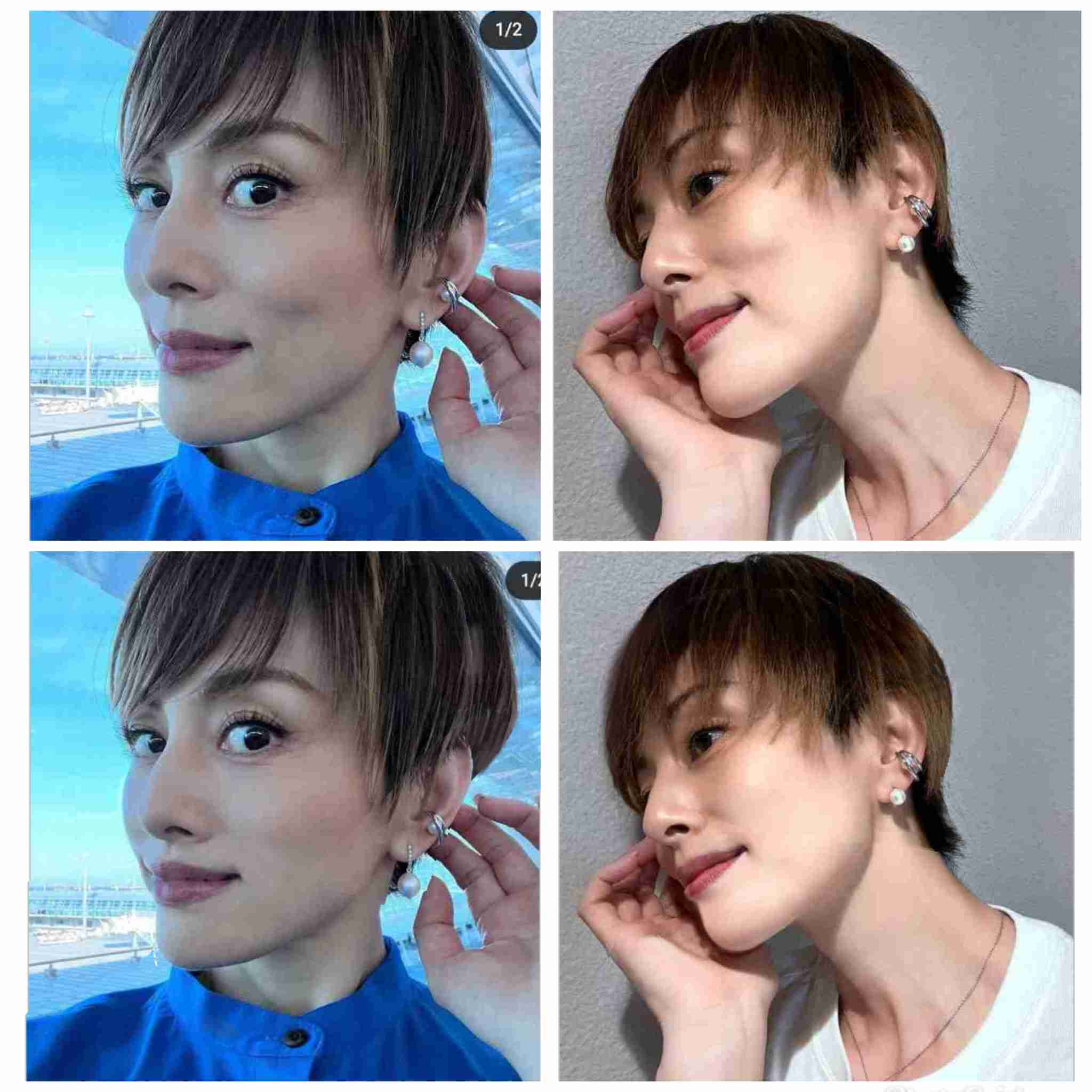 米倉涼子　顔面アップの芸術的ショットにファンため息「パールより綺麗」「朝からステキ」