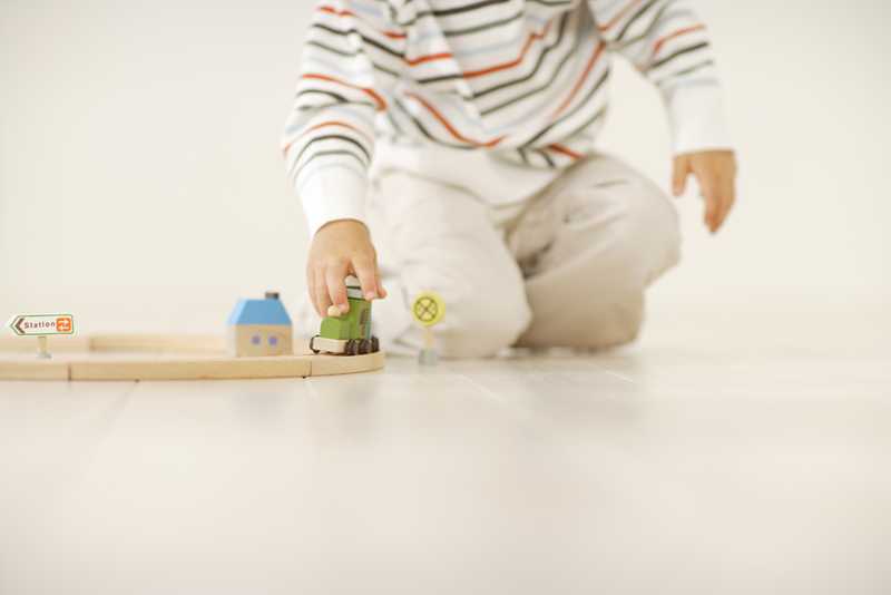 赤ちゃんの電車デビュー