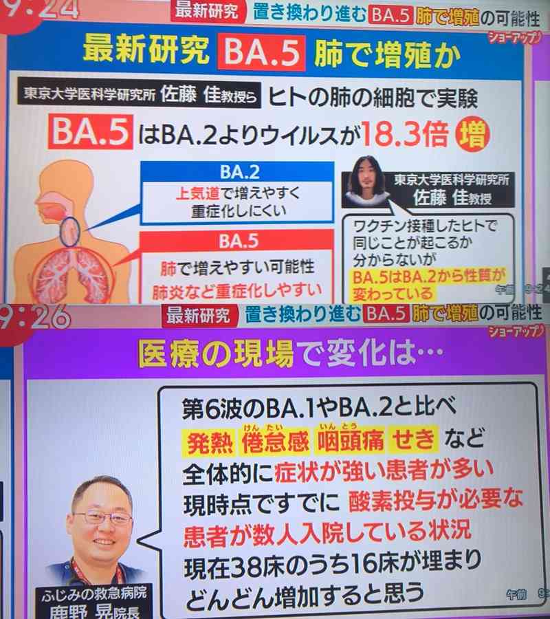 全国で新規感染者10万人超え　過去2番目の多さ　今年2月以来、約5か月ぶり、2回目の10万人超　新型コロナ