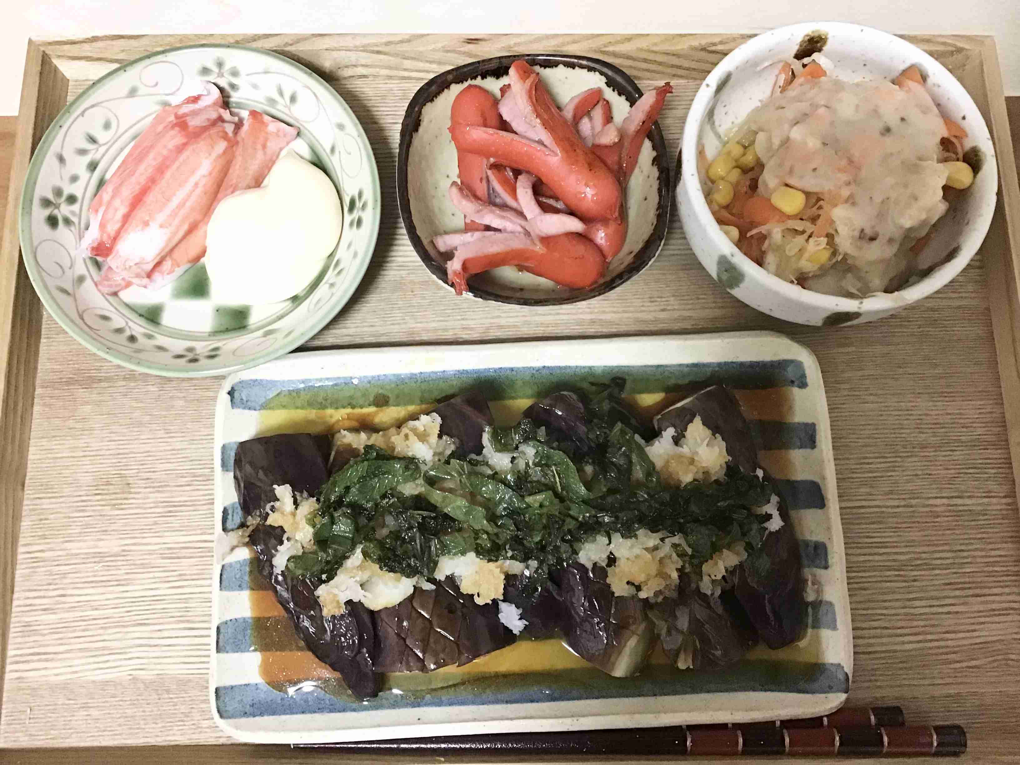 一人暮らしの方の手料理が見たい