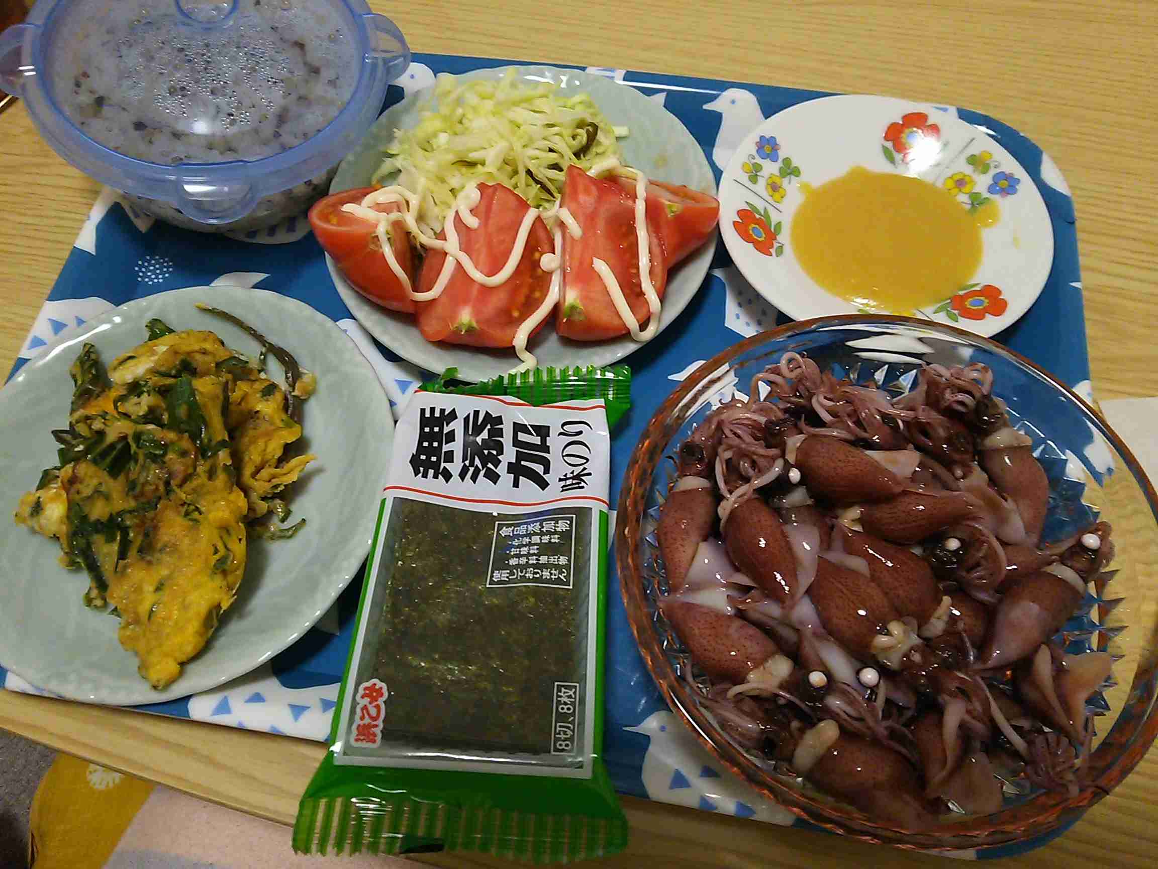 一人暮らしの方の手料理が見たい