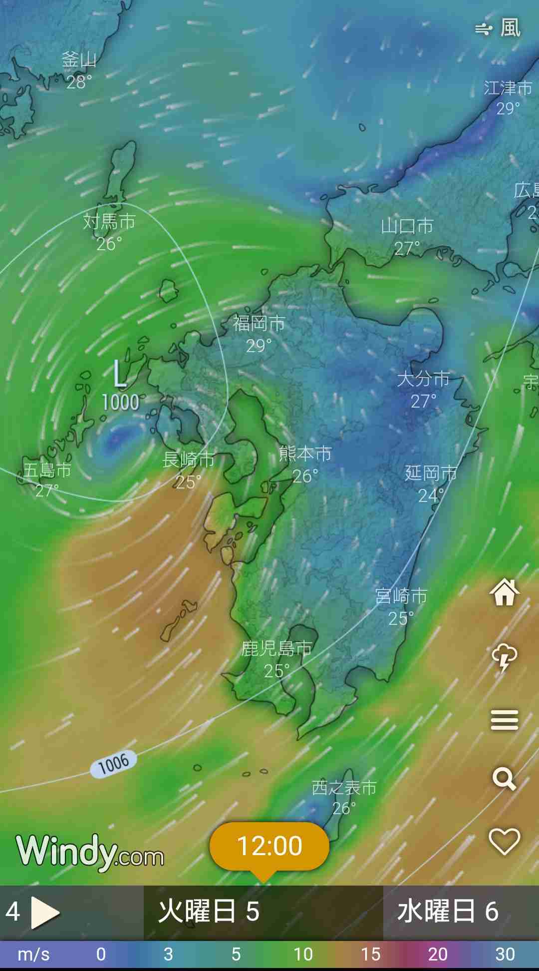 台風4号通過で今夜の沖縄は荒天警戒　来週は西日本に接近も