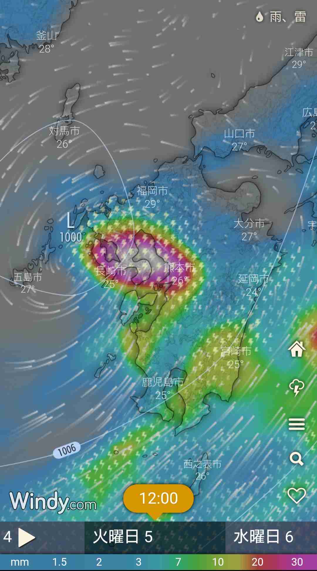 台風4号通過で今夜の沖縄は荒天警戒　来週は西日本に接近も