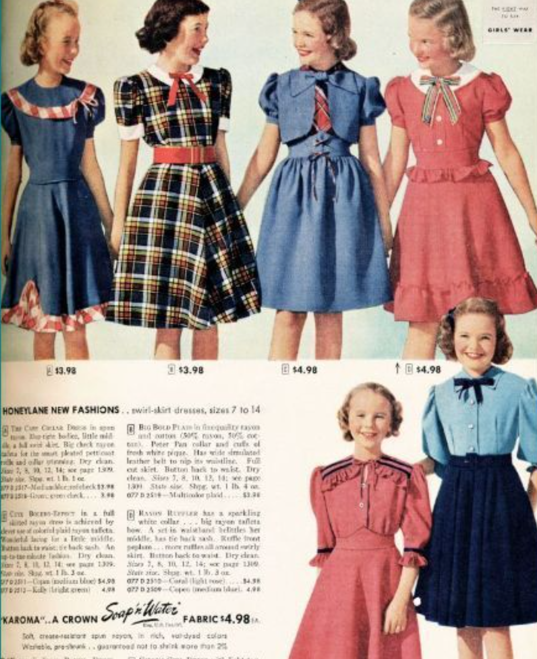 昭和の可愛いファッション