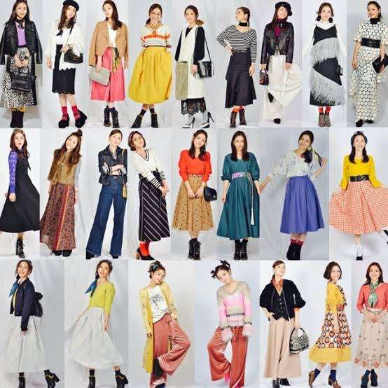 昭和の可愛いファッション