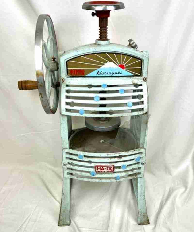 かき氷ではなくてかき氷器のトピ