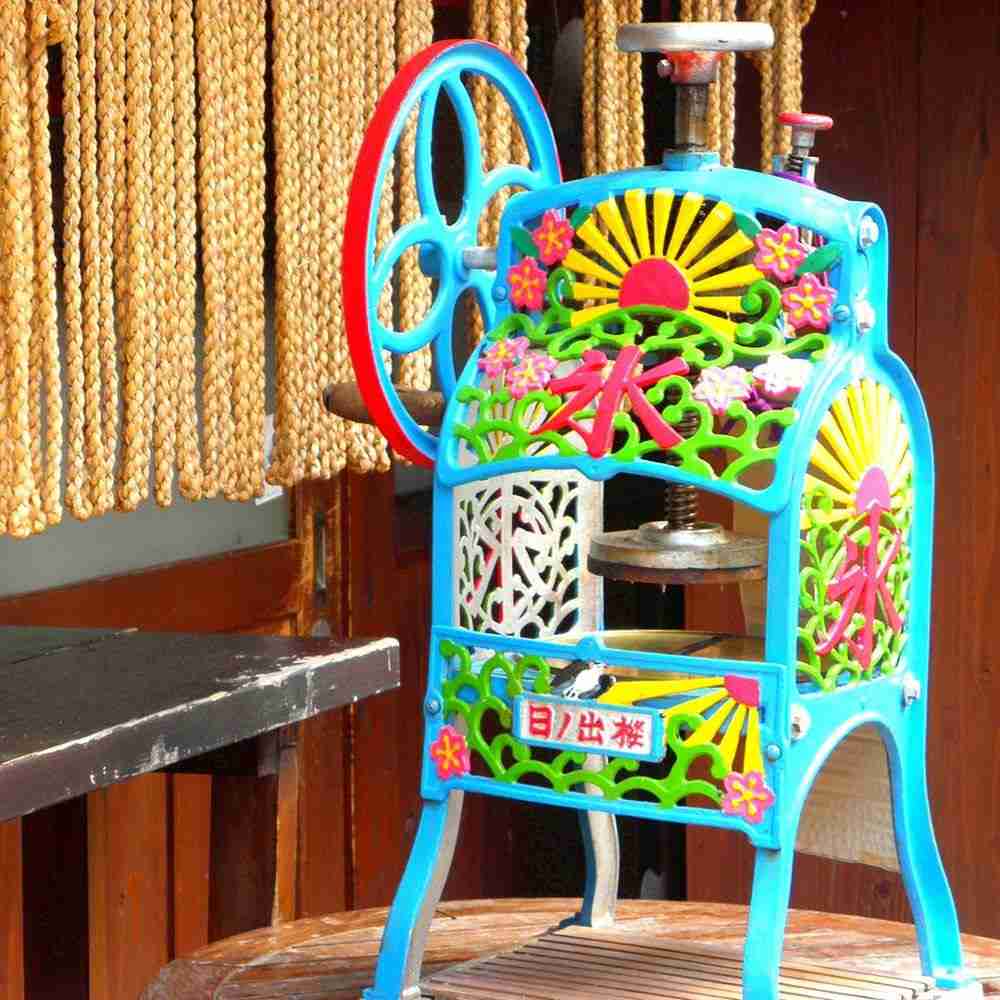 かき氷ではなくてかき氷器のトピ