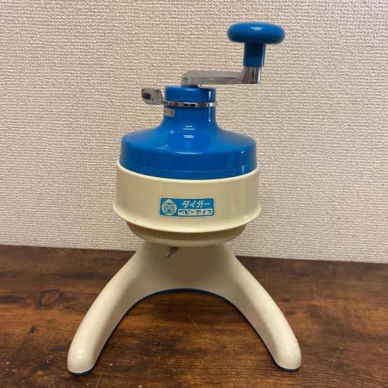かき氷ではなくてかき氷器のトピ