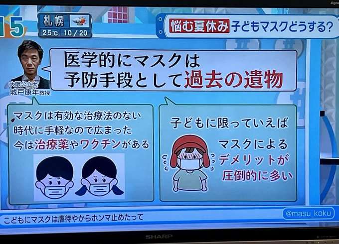 マスクを着けている人が多い日本の新型コロナ感染者数が、世界最多なのはなぜ？