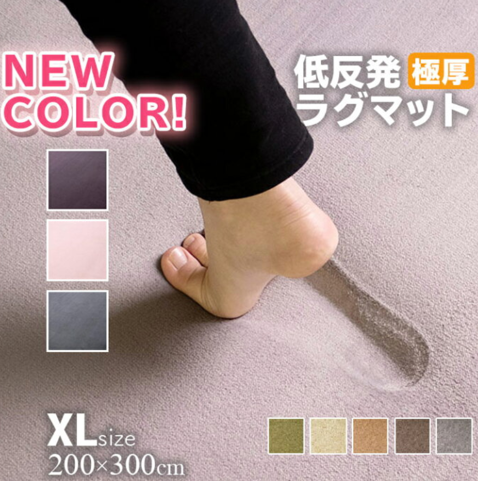 リビングのラグ・絨毯どんなのですか?