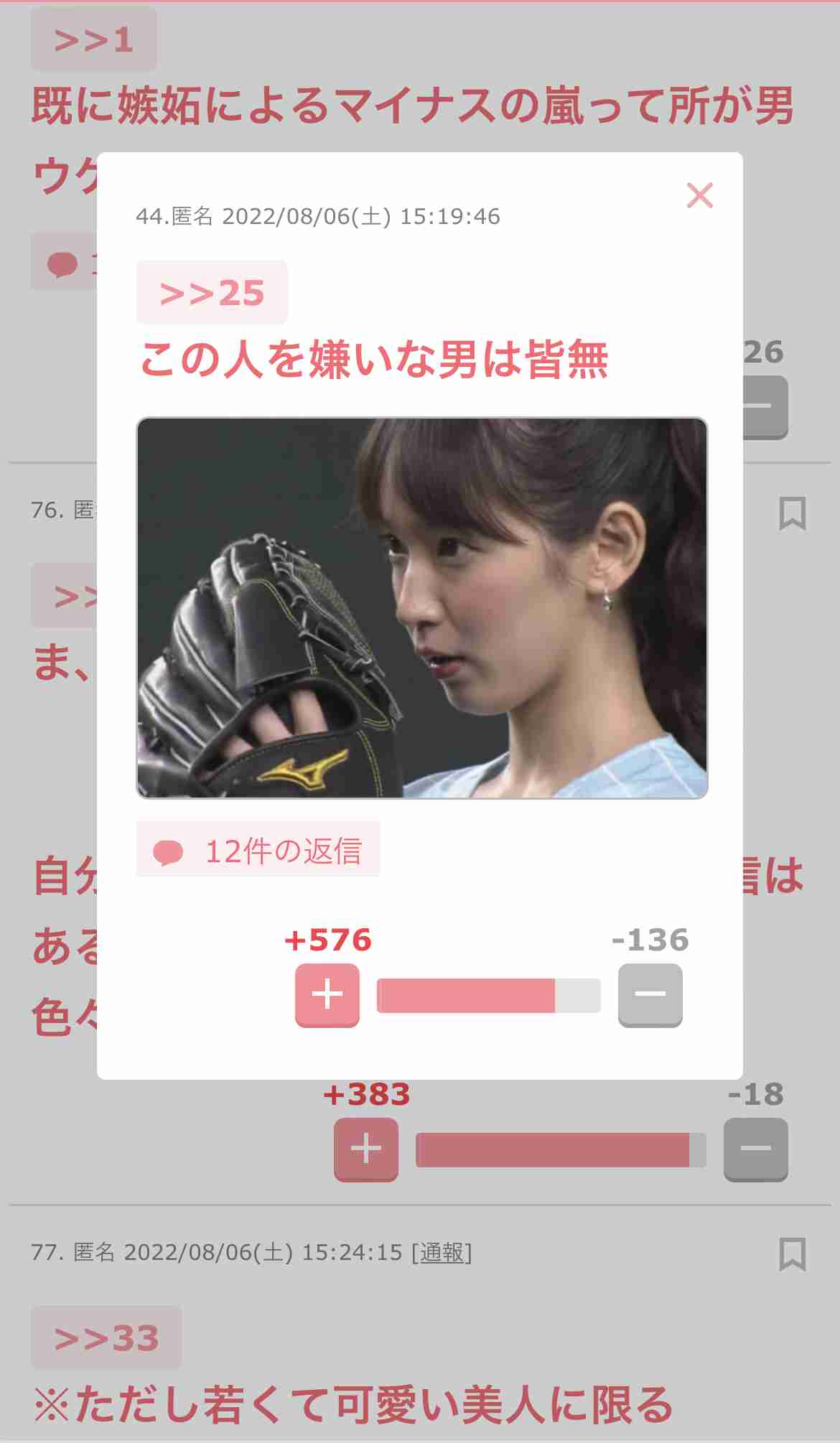 吉岡里帆が嫌なんじゃない、吉岡里帆を好きな男が嫌なんだ