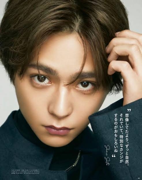 Sexy Zone佐藤勝利「anan」初ソロ表紙で“絵画級の美しさ”「誇らしいメンバー」も語る