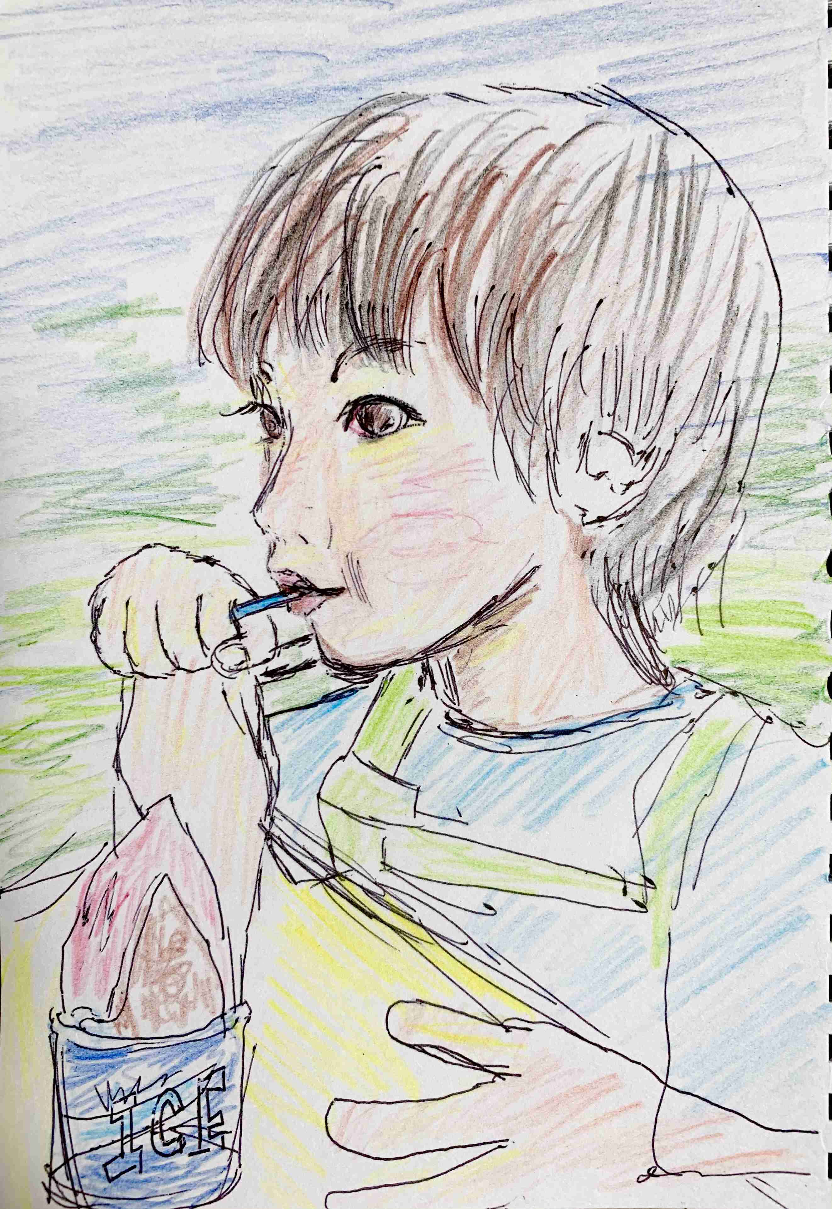 【夏休み】絵日記（願望か現実）を描くトピ