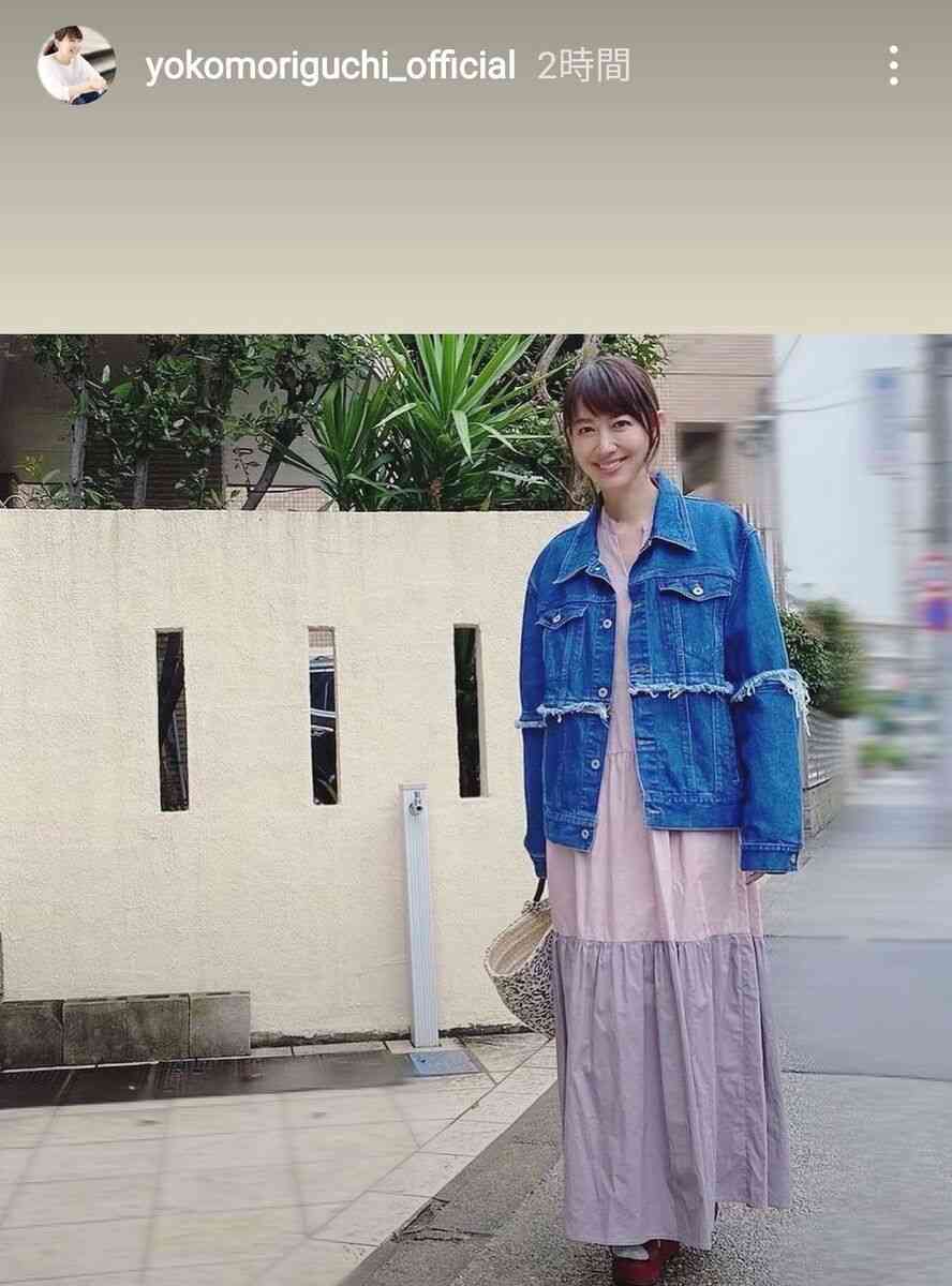 森口瑤子、ポニテ＆ノースリワンピの私服姿に「いつまでもかわいい」と驚きの声