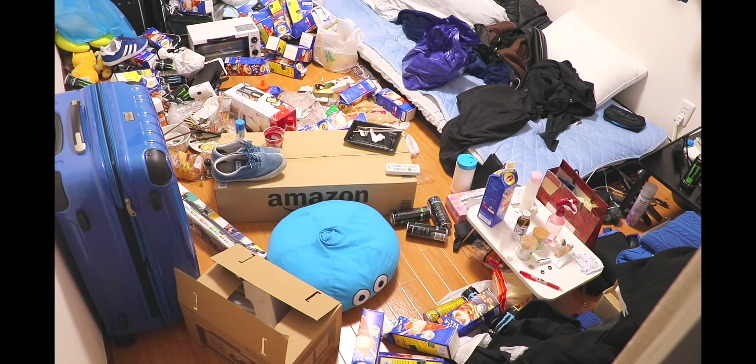 汚部屋の人、レベルどれくらいですか？